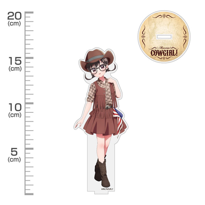 全新繪製 伊院知与 亞克力立牌（大） カウガールVer.