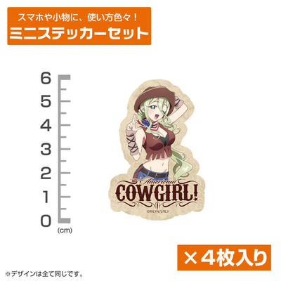 全新繪製 ナディー 迷你貼紙套裝 カウガールVer.