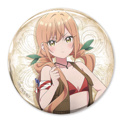 全新繪製 院田唐音 65mm徽章 カウガールVer.