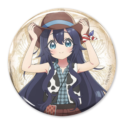 全新繪製 好本 靜 65mm徽章 カウガールVer.