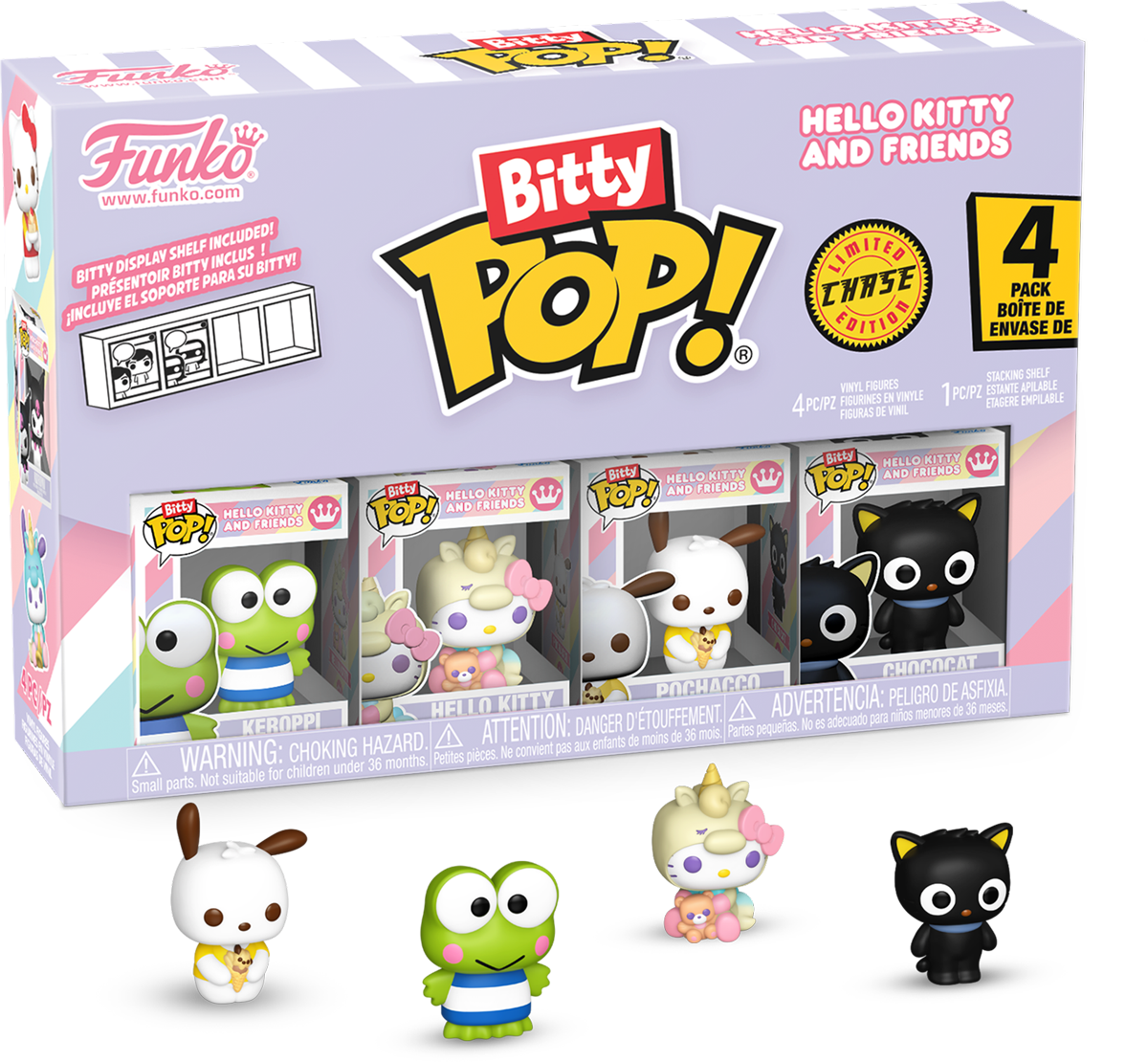 [Bitty POP][SANRIO]《Sanrio》4件套裝 (B set)