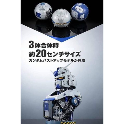 機動戰士高達 胸像 TRINITY RX-78-3 G3（一套3款）