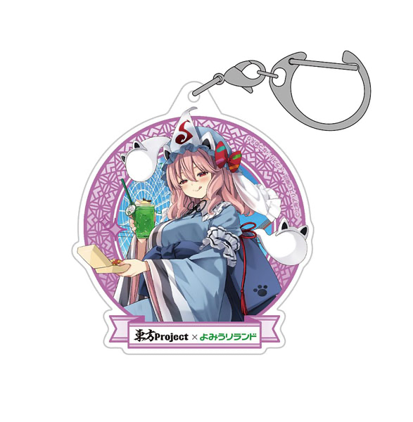 西行寺幽幽子 亞克力多用途匙扣 2026Ver. 夏祭 illust:なつめえり