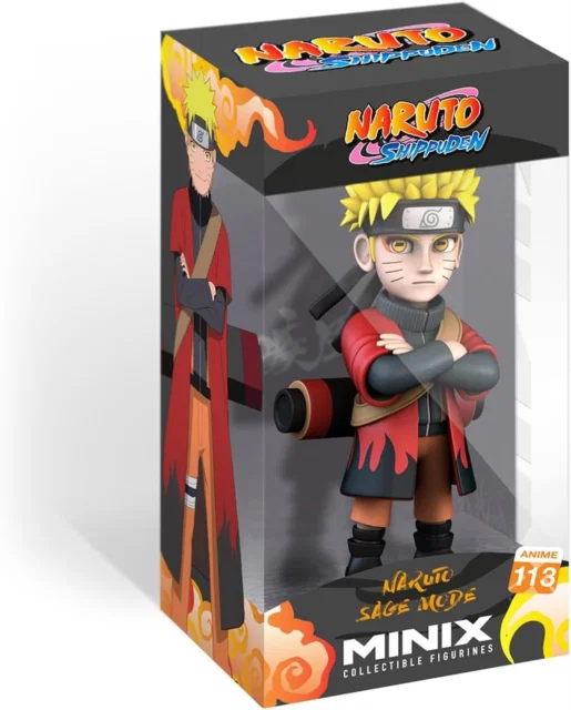 Minix 12cm人偶 火影忍者 - 鳴人 仙人模式（披風）